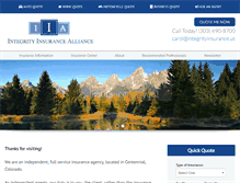 Tablet Screenshot of integrityinsurance.us